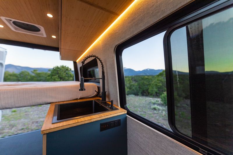 Picture 4/16 of a 2022 Mercedes Sprinter Geotrek Convoy Buildout for sale in Boulder, Colorado