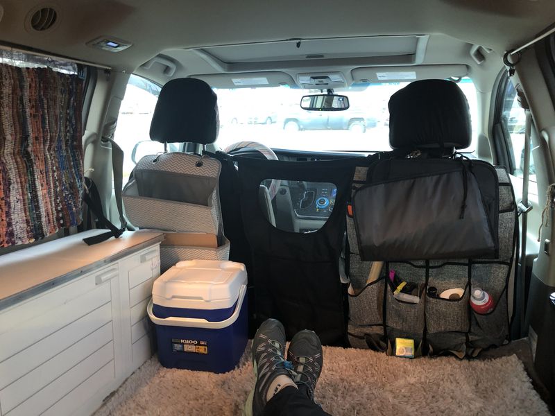 Picture 6/10 of a “The Blue Wonder” 2016 Toyota Sienna Minivan Camper for 1-2 for sale in Brattleboro, Vermont