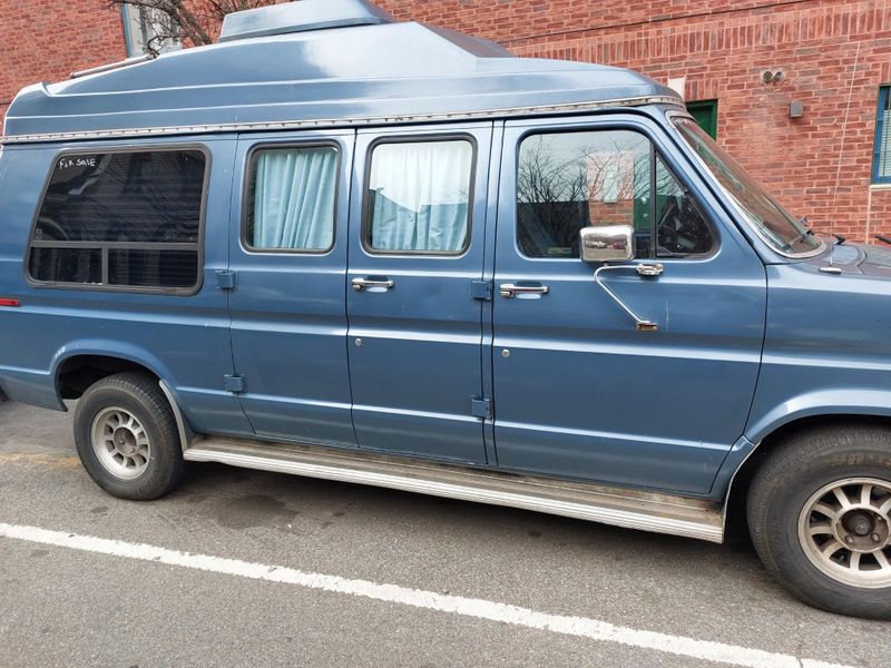 Picture 5/10 of a Pristine 1989 Ford E-150 Factory Camper; No Rust, Low Miles for sale in Brooklyn, New York
