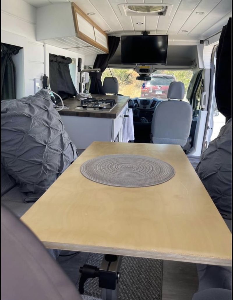 Picture 6/16 of a Cozy Badass Van Ford Transit 2016 XLT 350 for sale in Carlsbad, California