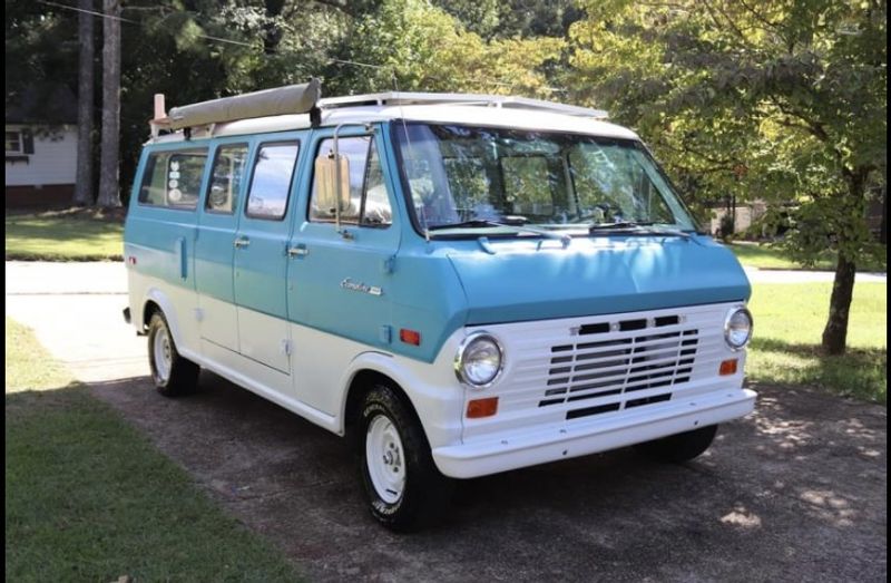 Picture 1/20 of a 1970 Ford E100 Supervan Camper Conversion for sale in Douglasville, Georgia