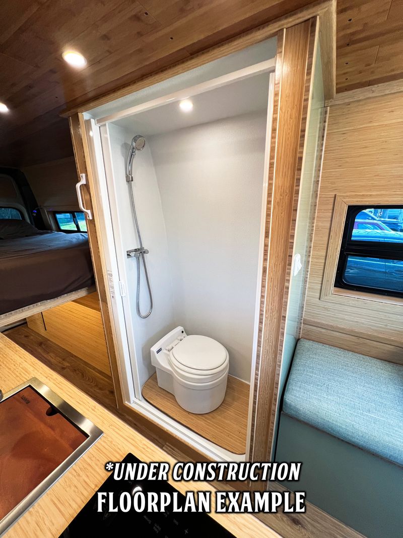 Picture 4/13 of a AWD New 23ft Mercedes Campervan with Shower, AC, Heater for sale in Rancho Cordova, California