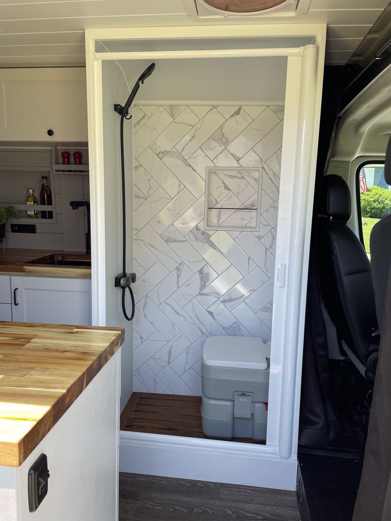 Picture 2/13 of a 2019 Ram Promaster Campervan with full size shower for sale in Mount Holly, New Jersey