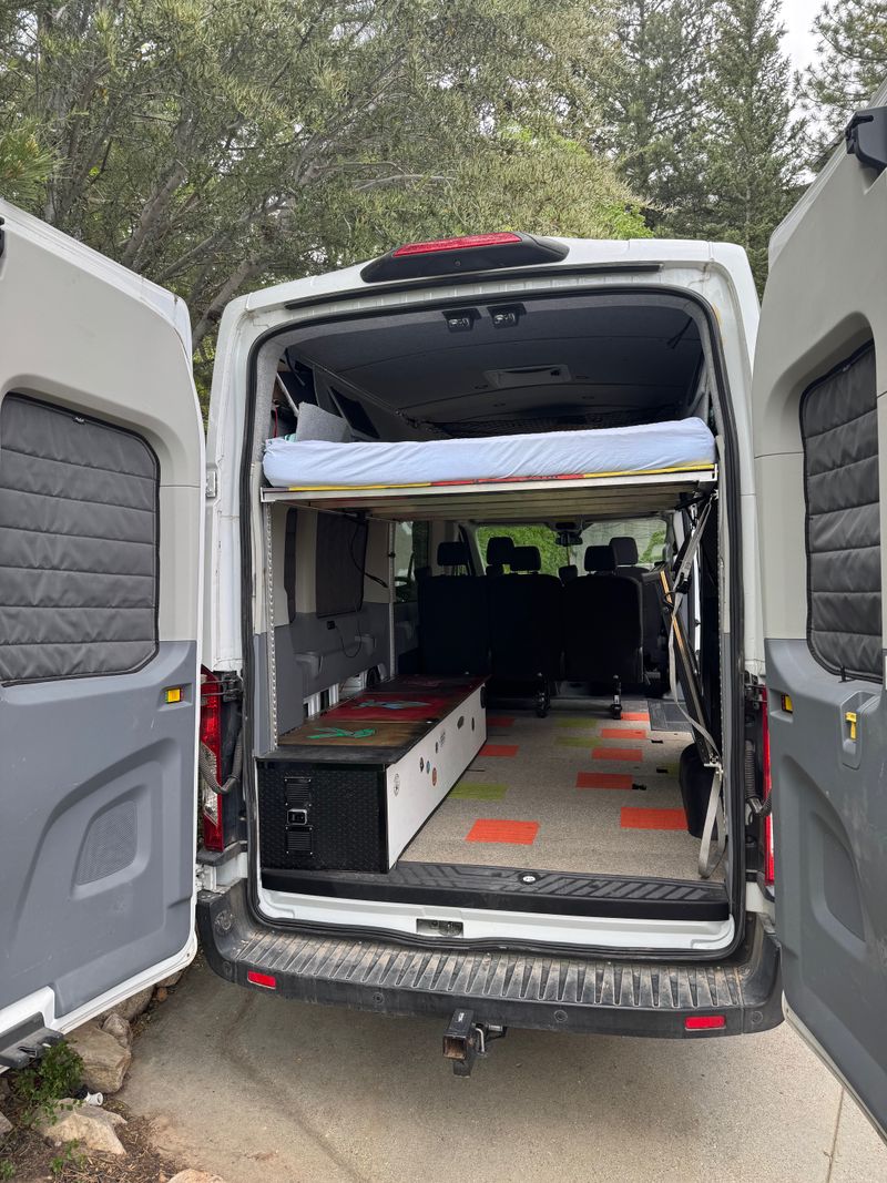 Picture 4/12 of a Ford transit passenger XLT High Roof 148” 2019 (Sleeps 4) for sale in Salt Lake City, Utah