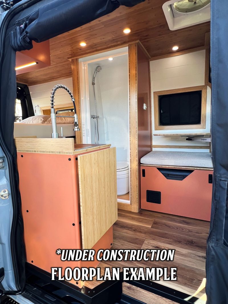 Picture 5/16 of a AWD 19ft Mercedes Campervan New, Indoor Shower, A/C, Heater for sale in Rancho Cordova, California