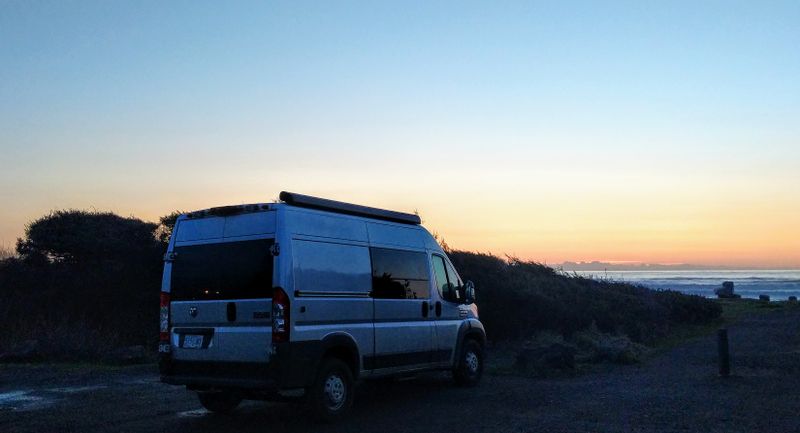 Picture 1/19 of a 2017 Promaster. Under 20K miles. Simple camping conversion for sale in Eugene, Oregon