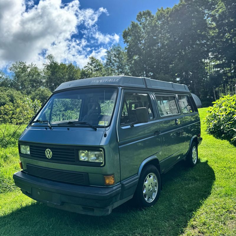 Picture 1/10 of a 1988 Westfalia camper van, NEW VW engine & tranmission for sale in Sorrento, Maine