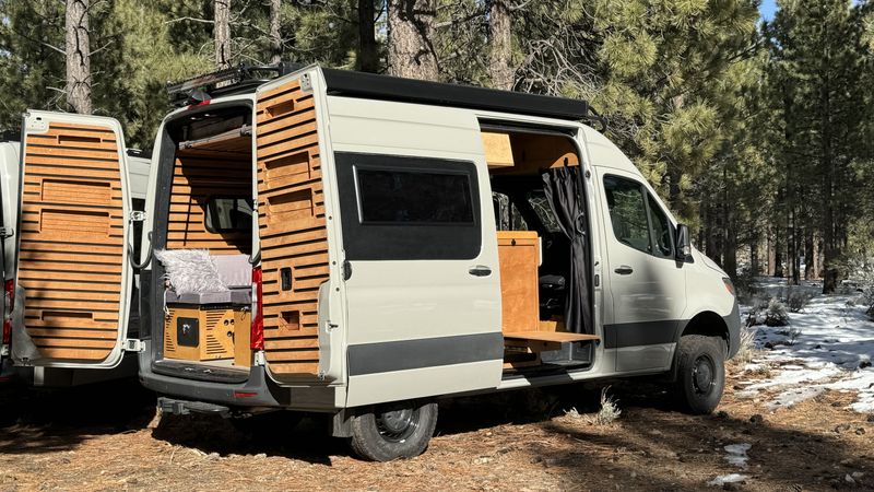 Picture 2/30 of a AWD 144 Sprinter sits & sleeps 4 / ELEVATOR BED / bathroom  for sale in Big Bear City, California