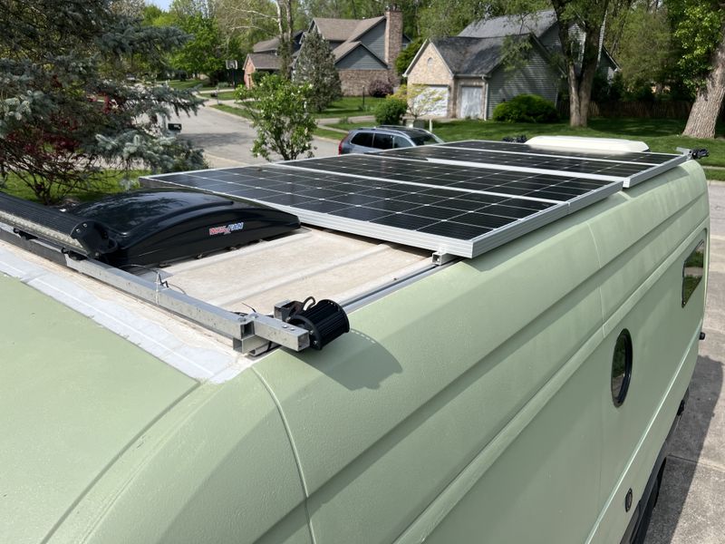 Picture 4/10 of a HUGE Solar/Electrical, decked out converted Sprinter for sale in Indianapolis, Indiana