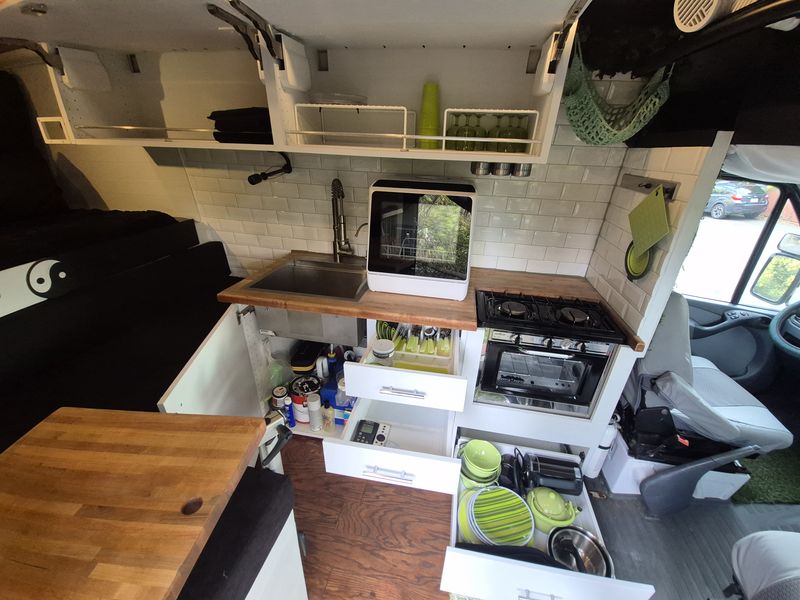 Picture 2/22 of a Off-Grid 2006 Sprinter Camper; Solar + Diesel Heat + AC for sale in Oakland, California