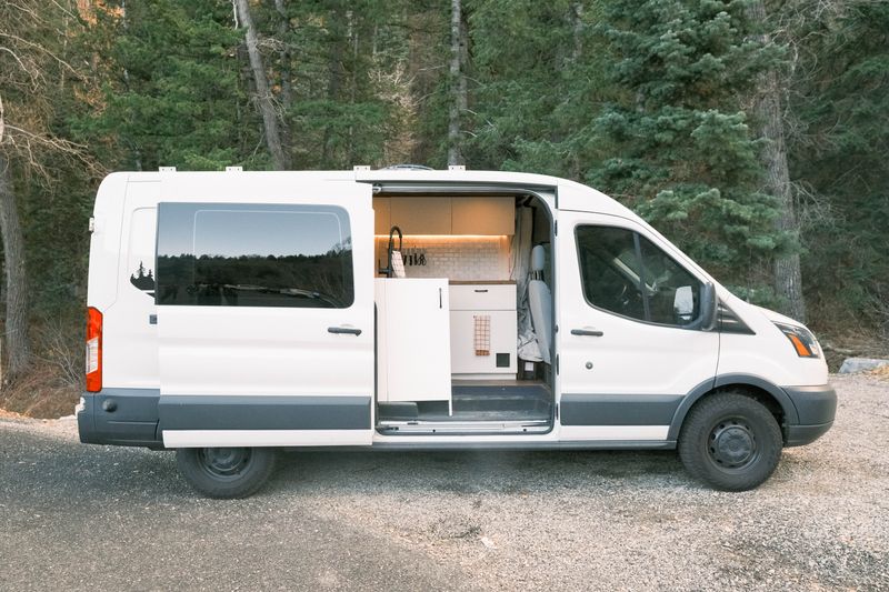 Picture 1/9 of a 2016 Ford Transit Off-Grid Camper Van! New Upgrades! for sale in Provo, Utah