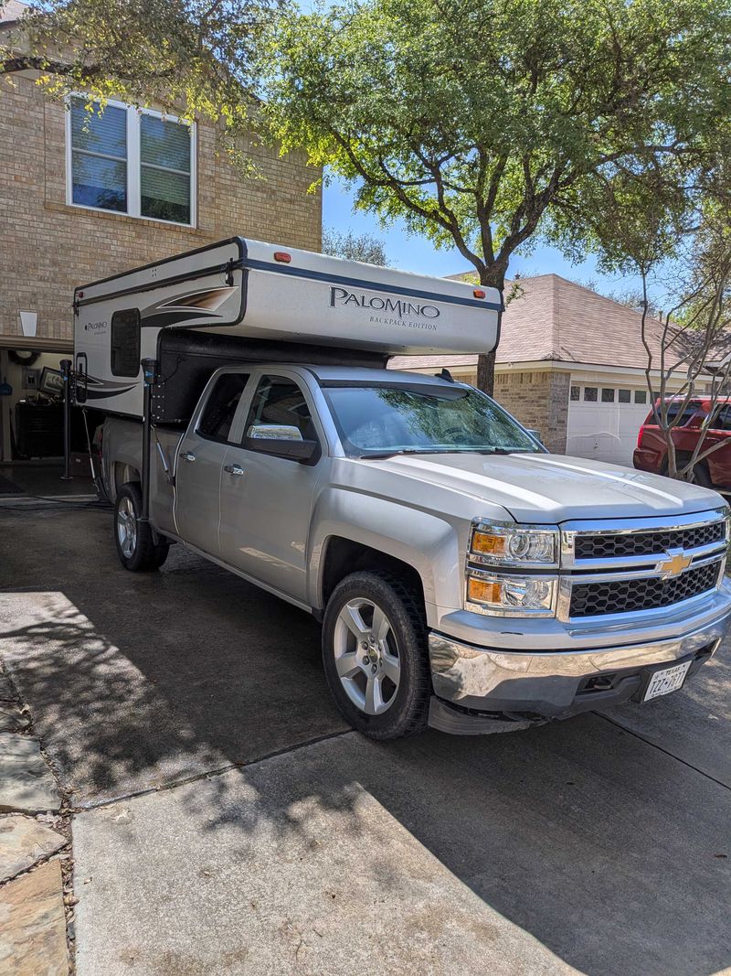 Picture 3/43 of a Adventure-Ready Truck Camper – 2015 Silverado 4x4 + 2017 Pal for sale in San Antonio, Texas