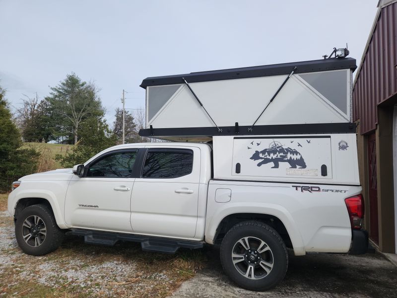 Picture 1/5 of a 2016 tacoma with hiatus camper for sale in Crossville, Tennessee