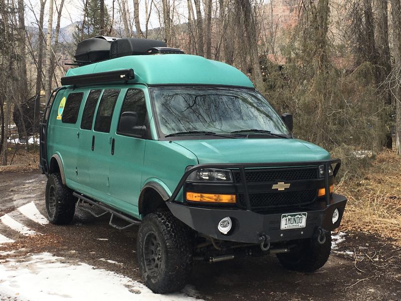 Picture 4/40 of a 2019 Chevy Express 3500 Custom 4x4 Campervan  for sale in Telluride, Colorado