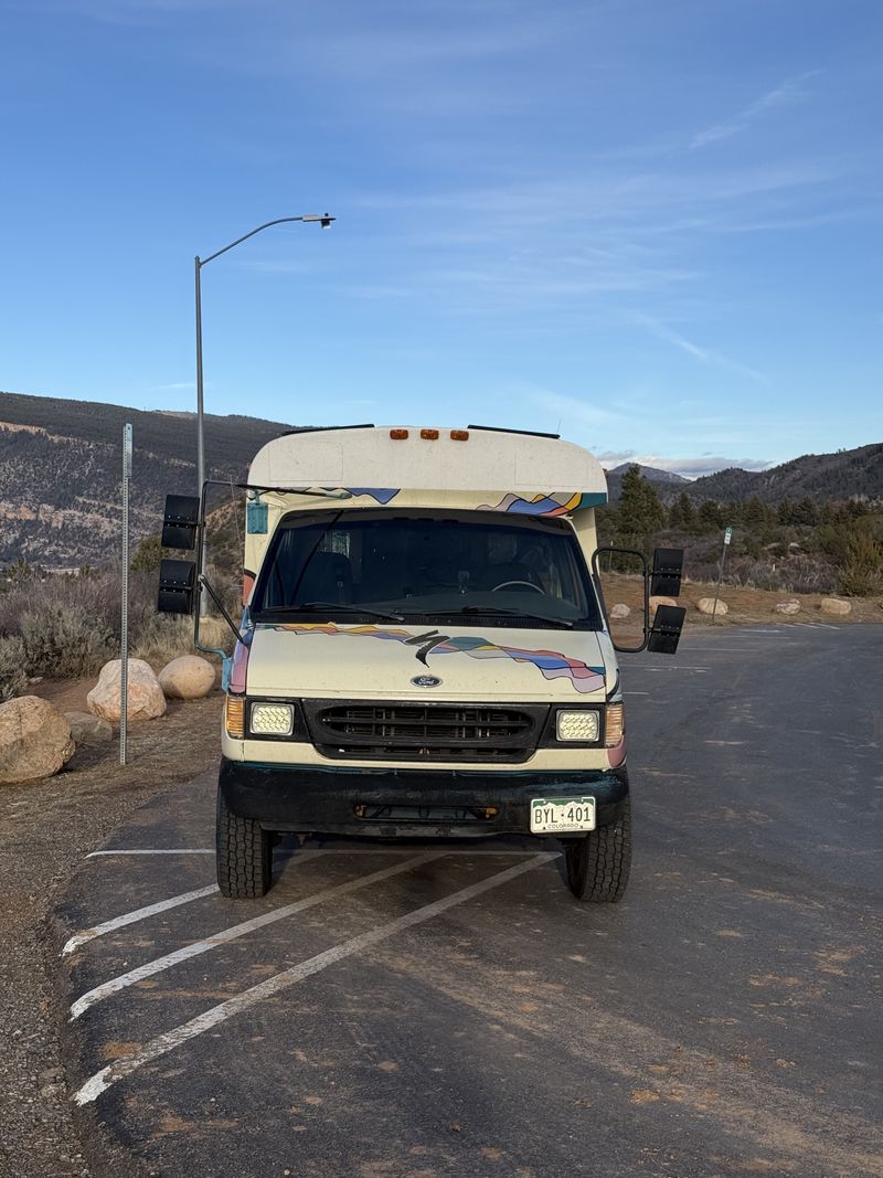 Picture 2/22 of a 1998 Ford e350 Skoolie Camper Conversion 7.3l Turbo Diesel for sale in Durango, Colorado