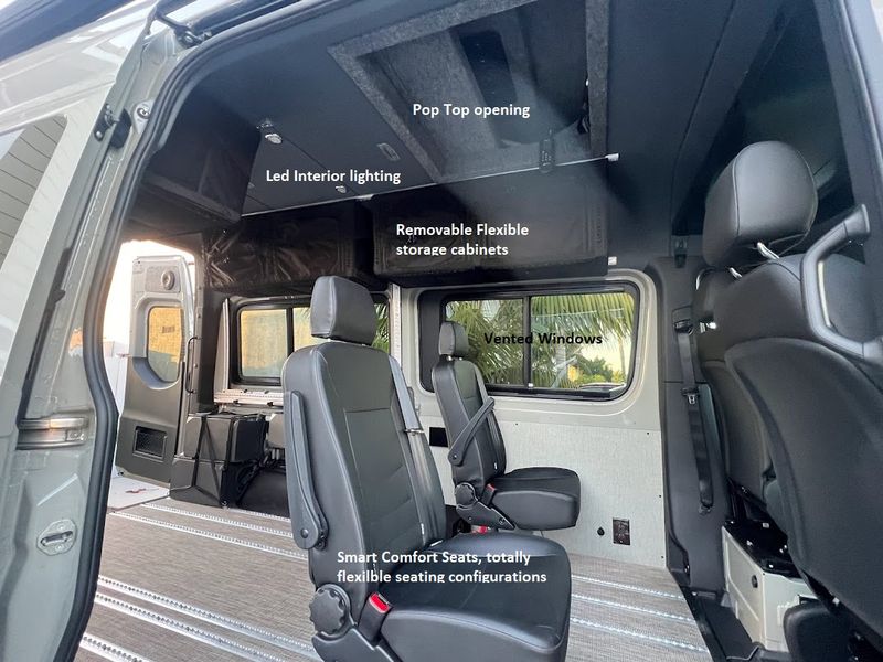 Picture 5/34 of a 2023 AWD Sprinter Family Campervan  True 4 season w/ Pop Top for sale in San Diego, California