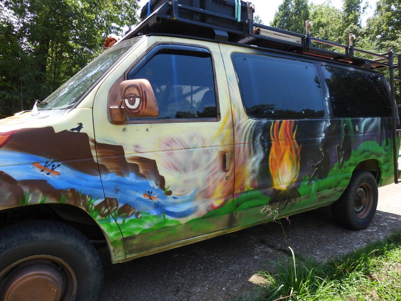 Picture 5/11 of a Vintage Hippy Camper Van - low original miles! for sale in Cherokee Village, Arkansas