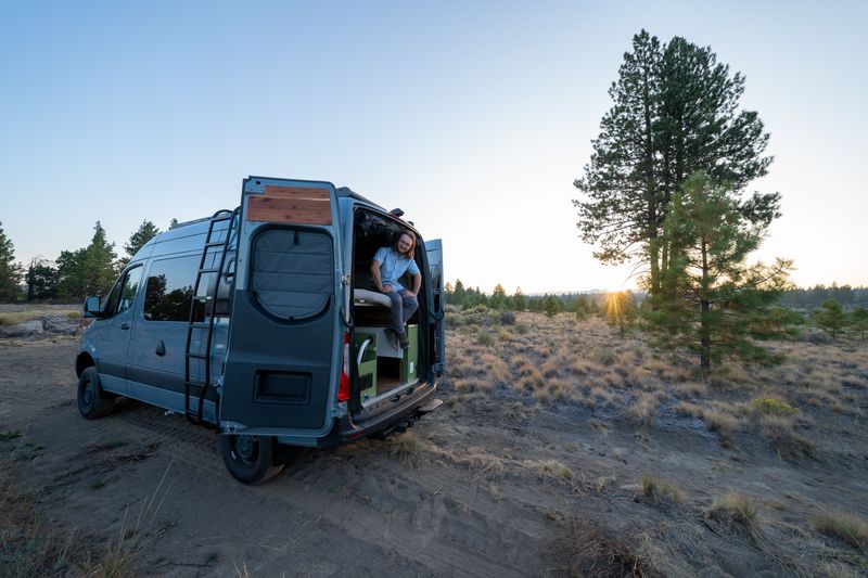 Picture 3/26 of a 2023 Mercedes Sprinter 144 AWD Campervan W/ Shower and AC for sale in Jackson, Wyoming