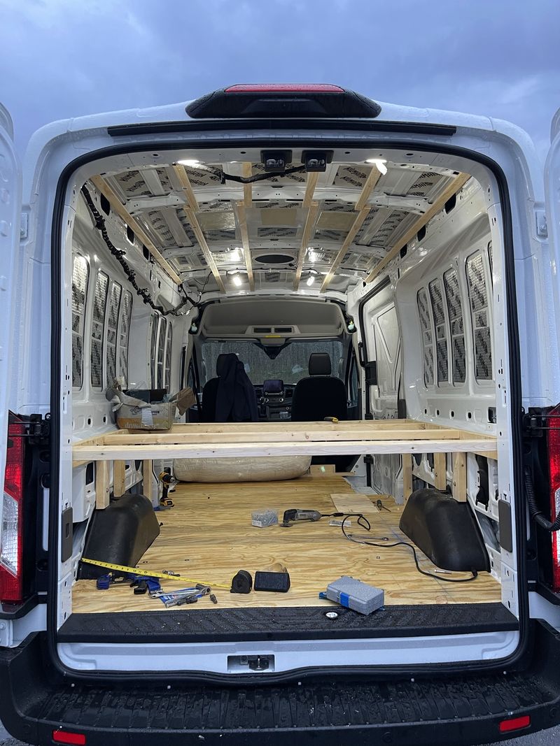 Picture 4/21 of a FULLY CONVERTED 2020 Ford Transit 150 Cargo Medium Roof for sale in San Antonio, Texas
