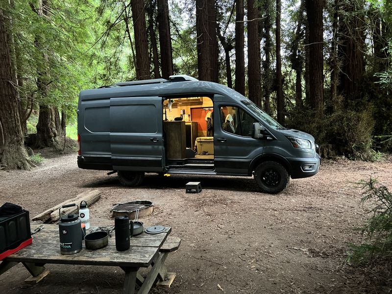 van floor bike rack