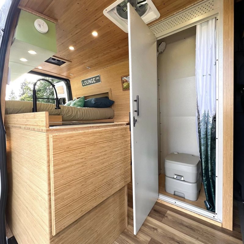 Picture 4/9 of a 2024 Mercedes Sprinter 144 Campervan with Shower & AC for sale in Rancho Cordova, California