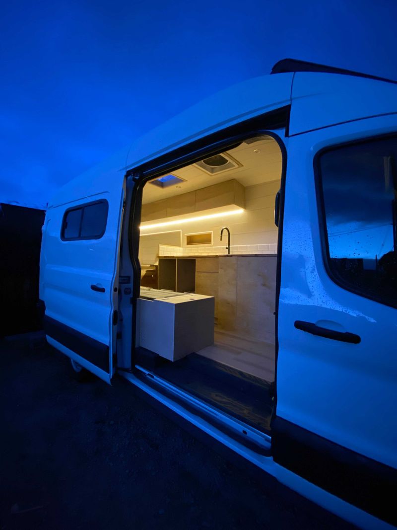 Picture 5/8 of a 2020 Ford Transit 350 Ecoboost Cargo Van High Roof Extended for sale in Oroville, Washington