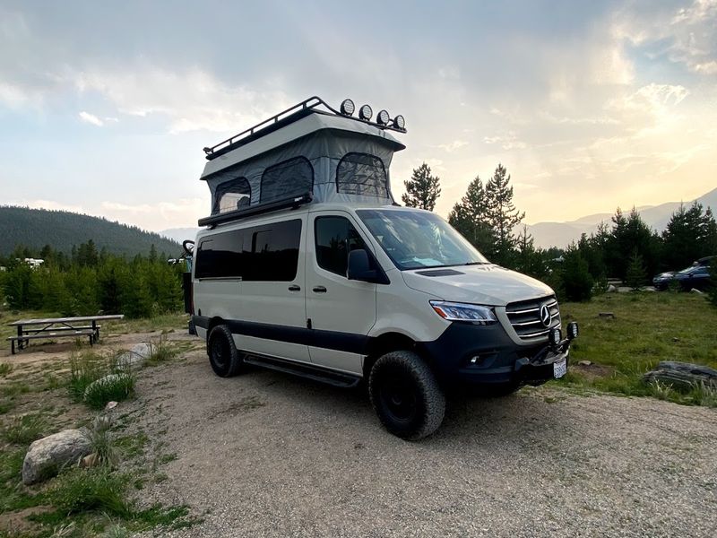 Picture 3/25 of a 2020 Sprinter 4WD Crew Van with Pop Top Low Miles for sale in San Diego, California