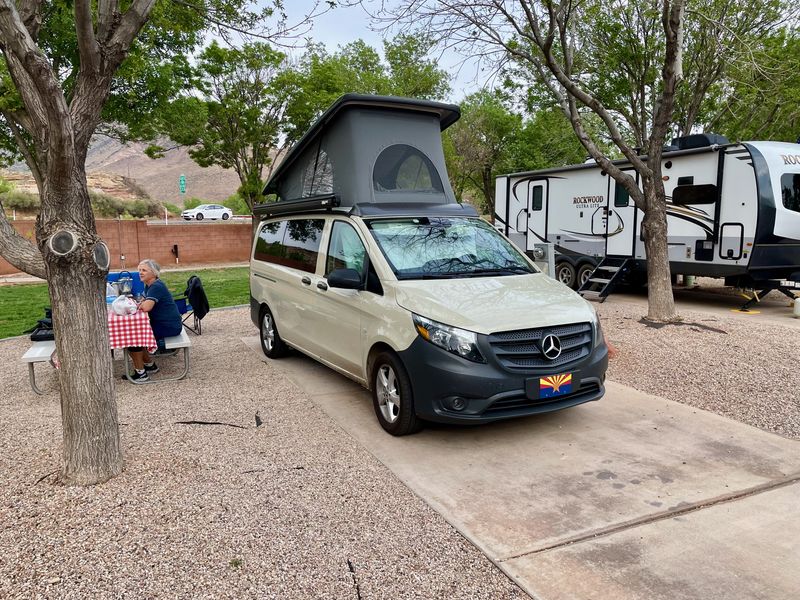 Picture 1/15 of a 2021 Mercedes Metris Driverge Weekender Pop-up Campervan for sale in Tucson, Arizona