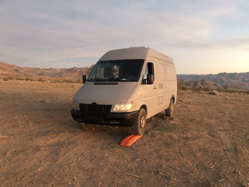 Picture 3/25 of a Camper Van for sale: kitchen, queen bed, table, storage for sale in Salt Lake City, Utah