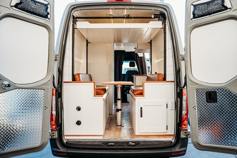Picture 1/25 of a 2022 4x4 Sprinter with full shower and bed lift! for sale in San Diego, California
