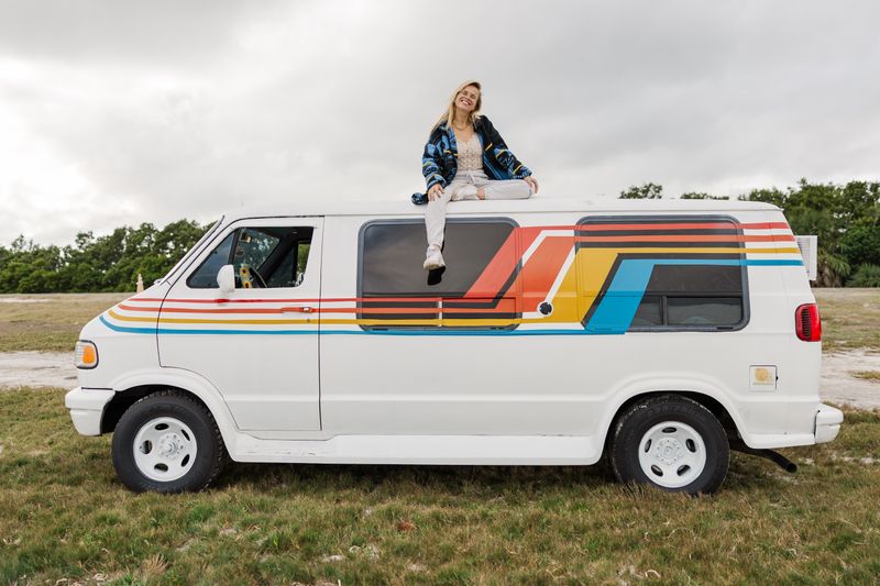 Picture 2/20 of a ☀️🌈🚐 vintage rainbow camper van for sale in Saint Petersburg, Florida