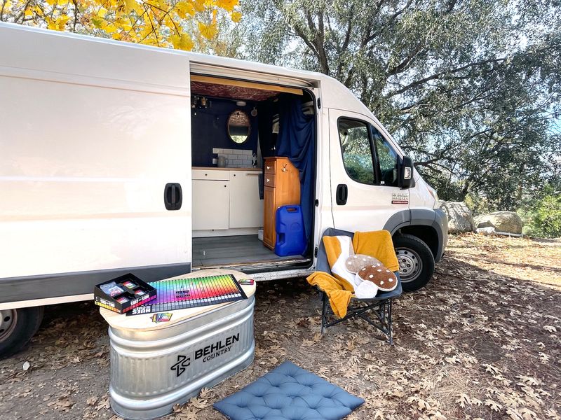 Picture 1/13 of a Eclectic Fully Off-Grid Camper Van with a Vintage Touch for sale in Idyllwild, California