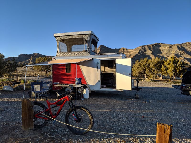 Picture 1/10 of a 16' Toyhauler with Colorado Campervan Top for sale in Bozeman, Montana