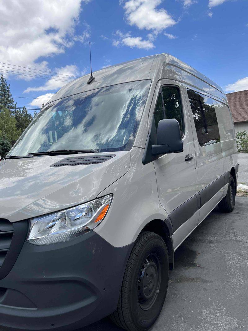 Picture 1/11 of a 2022 144 Sprinter van with benches, insulated and prewired for sale in Big Bear City, California