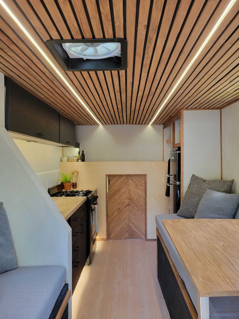 Picture 1/12 of a 2001 Ford E350 7.3 Diesel 27k miles stealth camper off grid for sale in Toms River, New Jersey