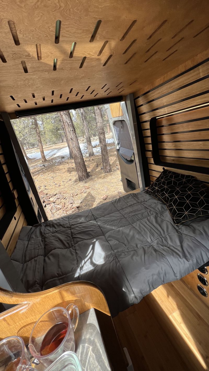 Picture 5/34 of a 2023 AWD new Sprinter Santa Monica * elevator bed * bathroom for sale in Big Bear City, California