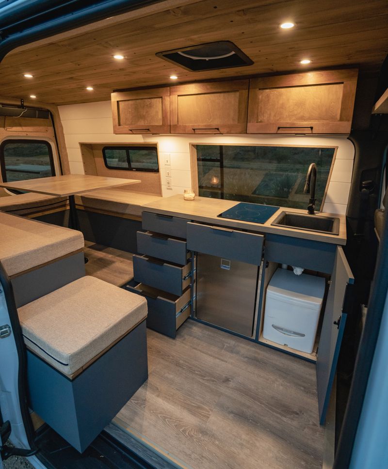 Picture 4/14 of a 2022 Sprinter 144" Dinette Nook Converts to Huge Bed! for sale in San Diego, California