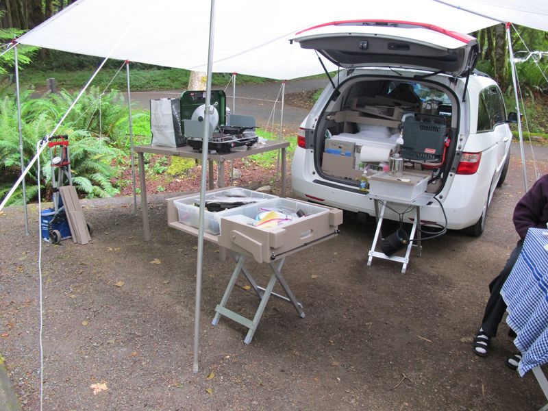 Picture 3/5 of a 2011 Honda Odyssey Custom Camping Van for sale in Seattle, Washington