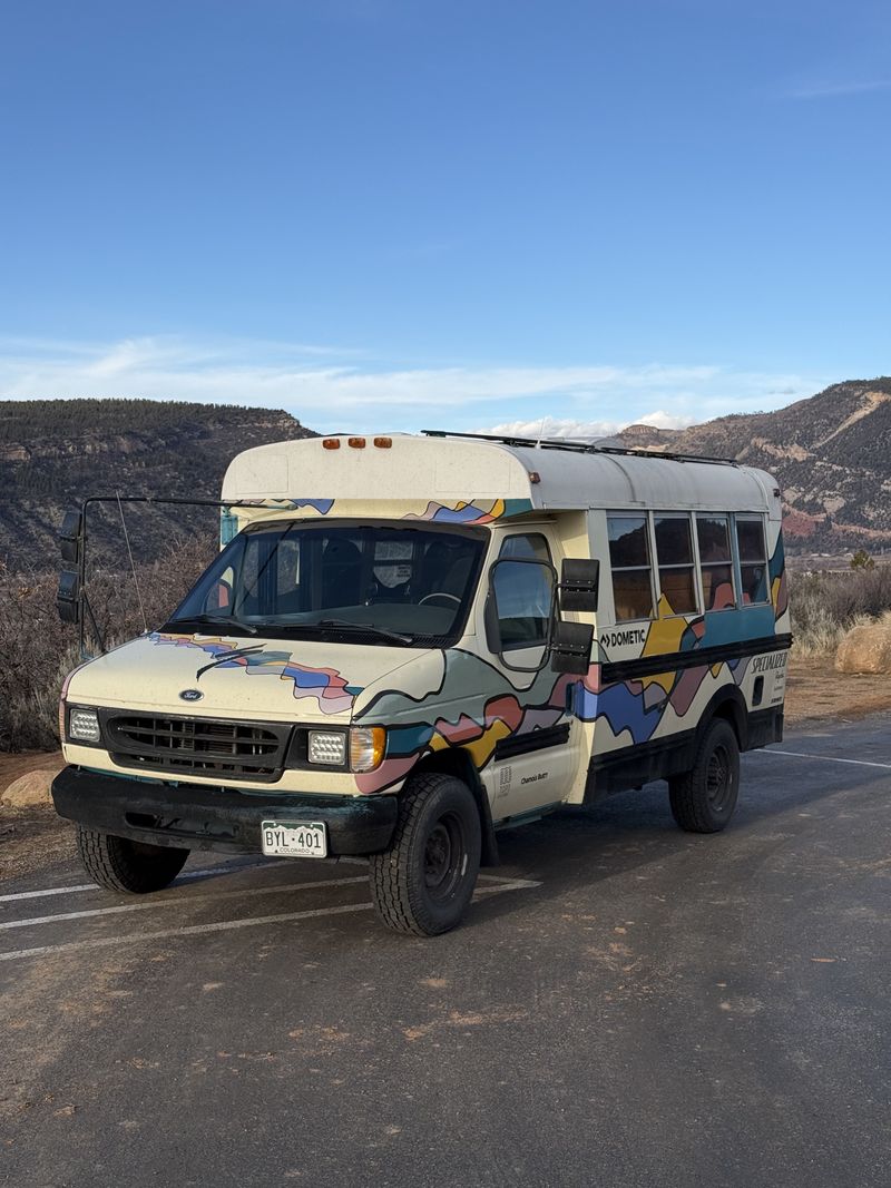 Picture 1/22 of a 1998 Ford e350 Skoolie Camper Conversion 7.3l Turbo Diesel for sale in Durango, Colorado