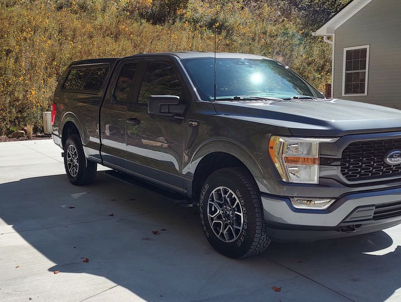 Picture 1/10 of a 2021 Ford F150 outfitted for camping for sale in Sylva, North Carolina