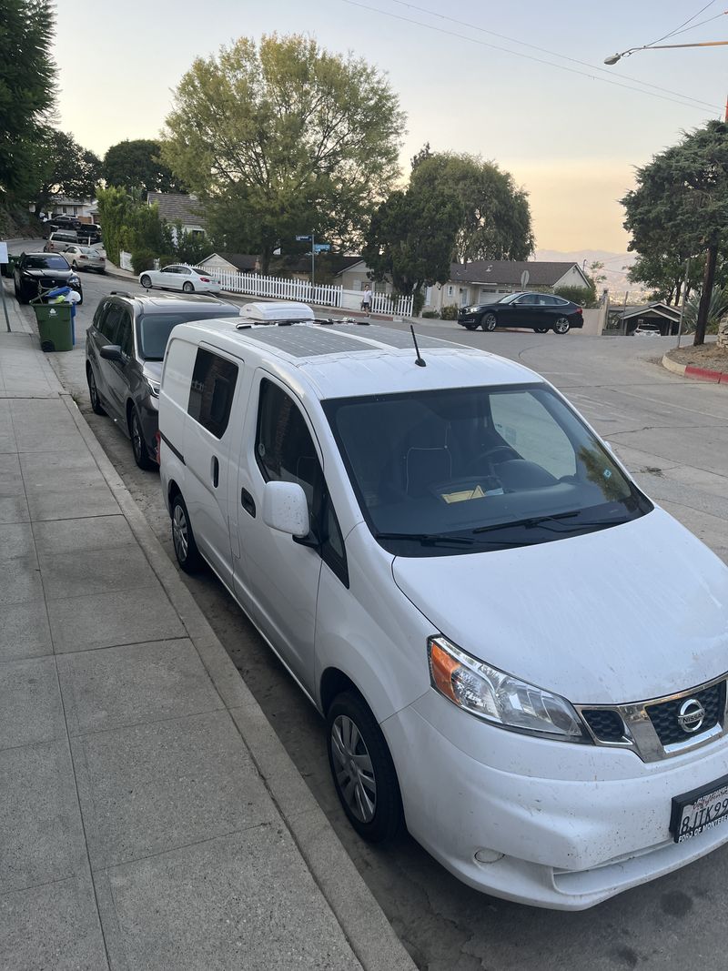 Picture 1/37 of a Micro Camper w solar, Queen bed, Nissan NV200 for sale in Los Angeles, California