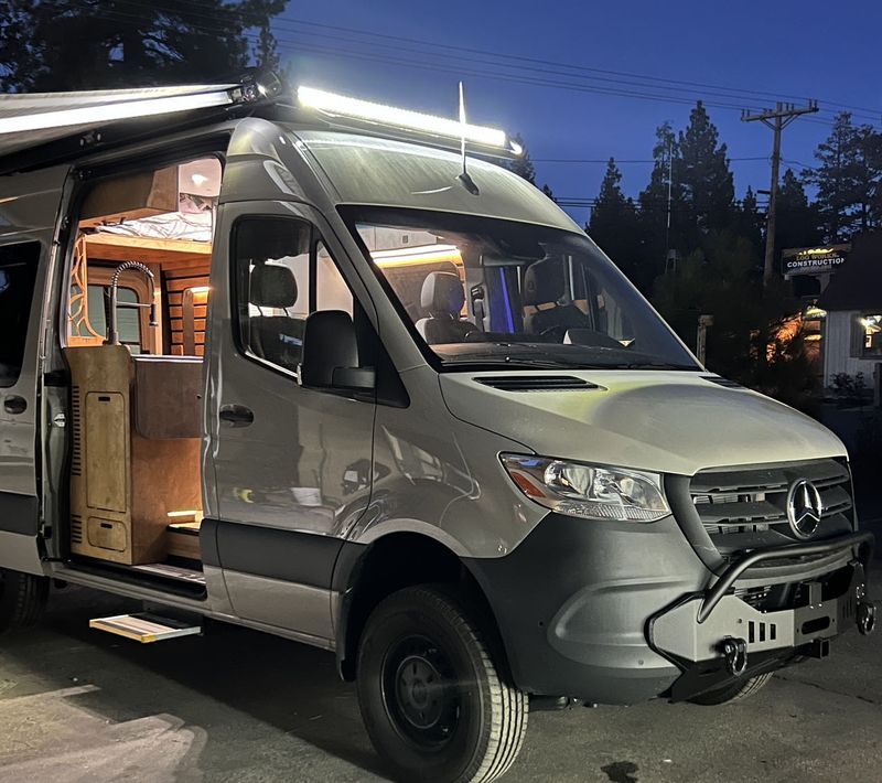 Picture 2/34 of a 2023 AWD new Sprinter Santa Monica * elevator bed * bathroom for sale in Big Bear City, California