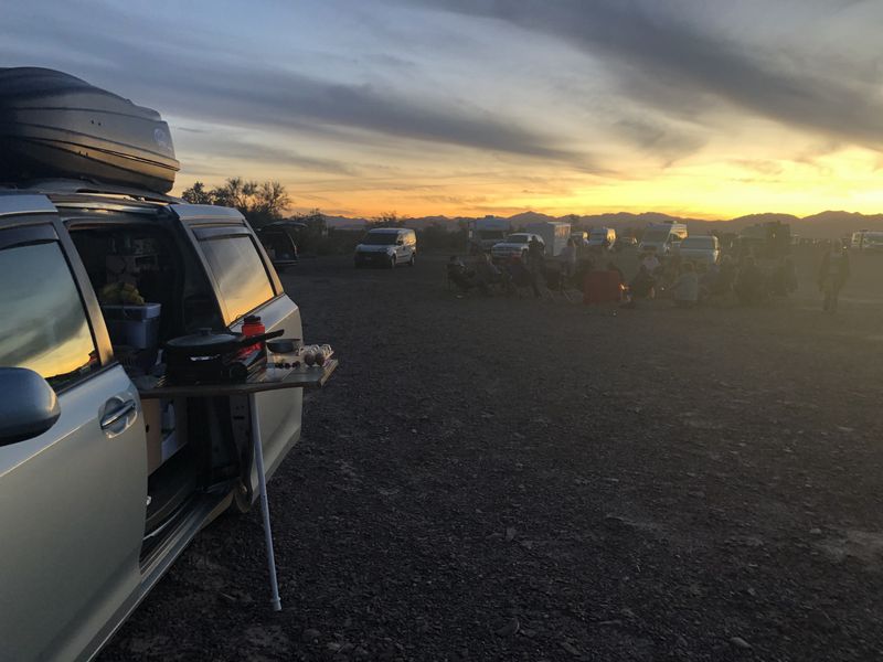 Picture 4/10 of a “The Blue Wonder” 2016 Toyota Sienna Minivan Camper for 1-2 for sale in Brattleboro, Vermont