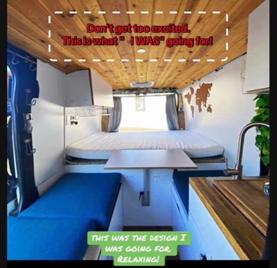 Photo of a Camper Van for sale: 2016 CARGO VAN TO OFF-GRID CAMPER