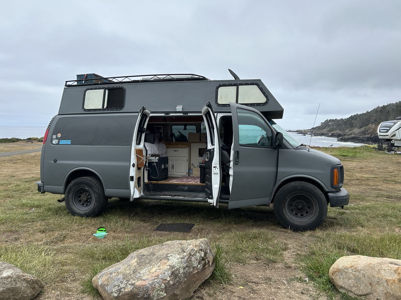 Picture 1/6 of a 2000 Detroit Diesel , 3500 GMC Savanna Conversion Camper for sale in Syracuse, Indiana