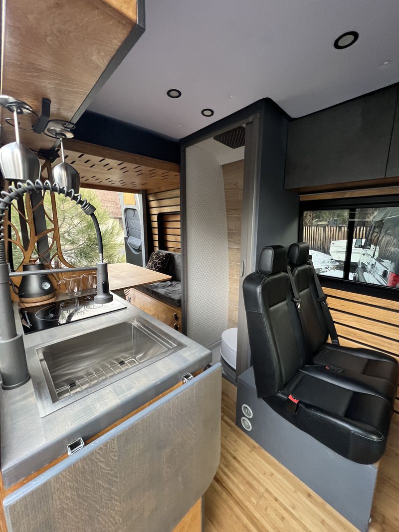 Picture 1/34 of a 2023 AWD new Sprinter Santa Monica * elevator bed * bathroom for sale in Big Bear City, California