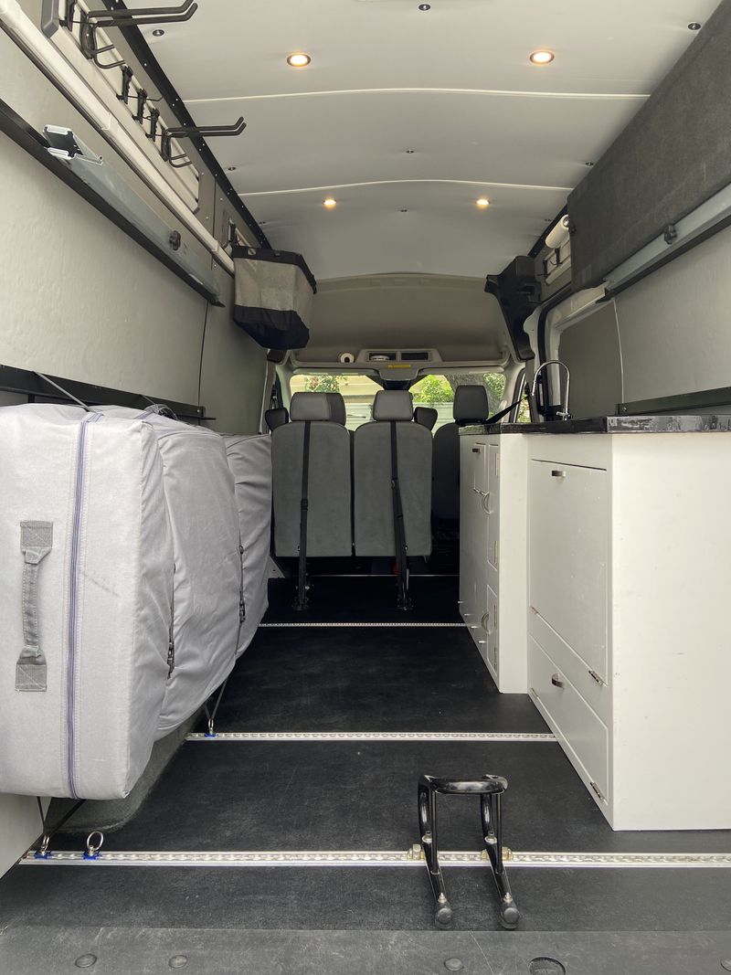 Picture 4/45 of a 2019 Ford Transit 250 High | Dirt Bike Camper Van Queen bed for sale in San Diego, California