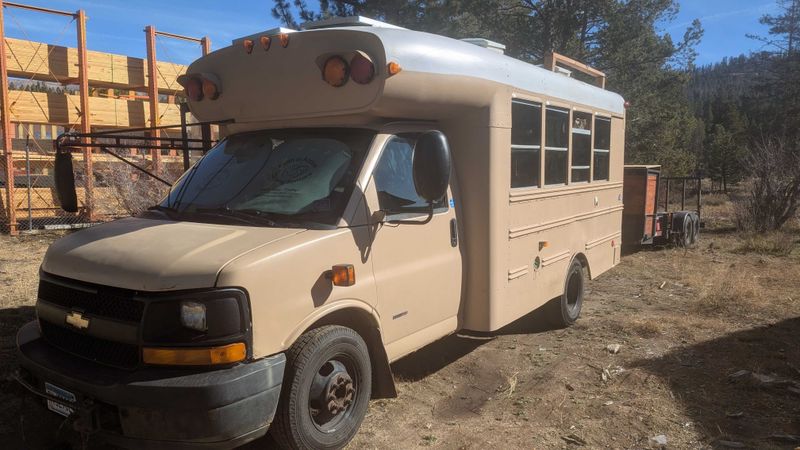 Picture 1/30 of a 2007 Chevy Express G3500 - livable skoolie conversion for sale in Elk River, Minnesota