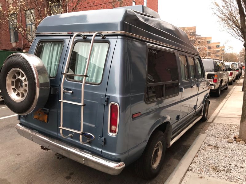 Picture 2/10 of a Pristine 1989 Ford E-150 Factory Camper; No Rust, Low Miles for sale in Brooklyn, New York