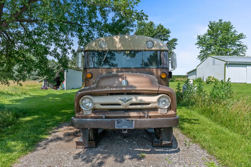 Picture 4/18 of a Unique Skoolie Home - RV Title - 1956 Ford B600 for sale in Kalona, Iowa